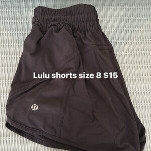 lululemon athletica Black Athletic Shorts